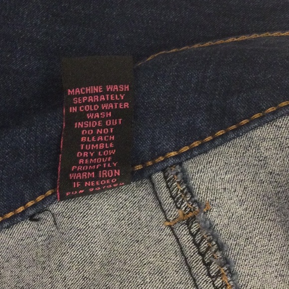 Denim Mini Skirt Size 9 - Picture 5 of 6